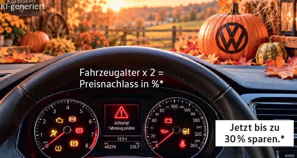 VW Rabattaktion Werkstatt